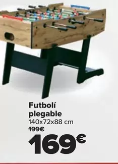 Oferta de Futbolin Plegable por 1,69€ en Carrefour