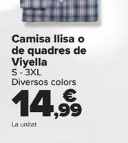 Oferta de TEX - Camisa Lisa O Cuadros Viyela por 14,99€ en Carrefour