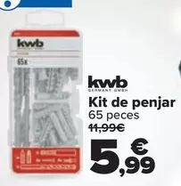 Oferta de Kwb - Kit De Colgar por 5,99€ en Carrefour