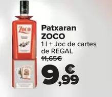 Oferta de Zoco - Pacharan por 9,99€ en Carrefour