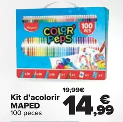 Oferta de Kit De Coloreado  Maped por 14,99€ en Carrefour