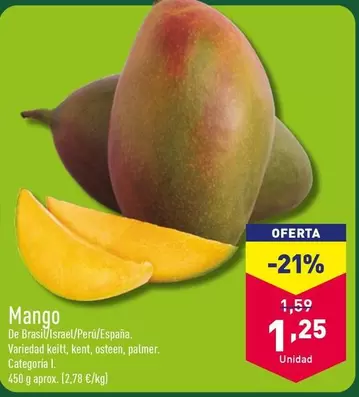 Oferta de Mango por 1,25€ en ALDI