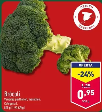 Oferta de Brócoli por 0,95€ en ALDI