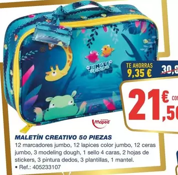 Oferta de Maped - Maletín Creativo 50 Piezas por 21,5€ en Bureau Vallée