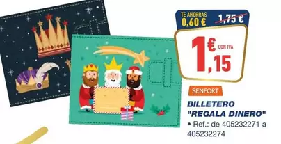 Oferta de Billetero "Regala Dinero" por 1,15€ en Bureau Vallée