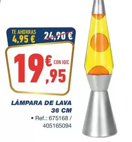 Oferta de Lampara De Lava 36 Cm por 19,95€ en Bureau Vallée