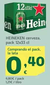 Oferta de Heineken - Cerveza por 4,8€ en HiperDino