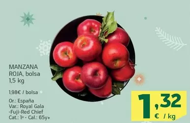 Oferta de Manzana Roja por 1,32€ en HiperDino