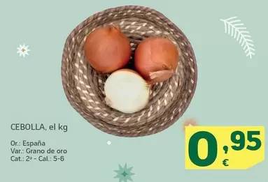 Oferta de Cebolla por 0,95€ en HiperDino