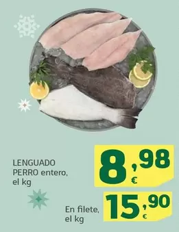 Oferta de Lenguado Perro  por 8,98€ en HiperDino