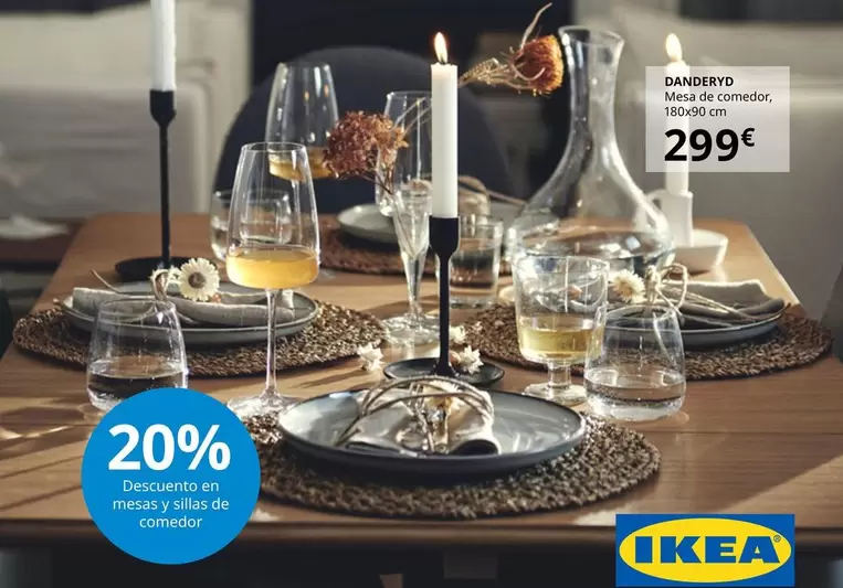 Oferta de Danderyd - Mesa De Comedor  por 299€ en IKEA