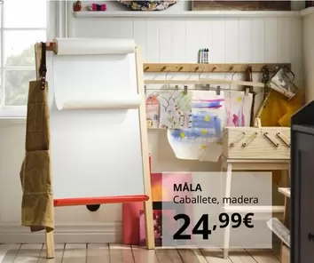 Oferta de Mala - Caballete Madera por 24,99€ en IKEA