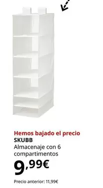 Oferta de Skubb - Almacenaje Con 6 Compartimentos por 9,99€ en IKEA