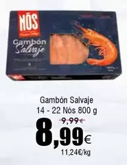 Oferta de Nos - Gambon Salvaje por 8,99€ en Froiz