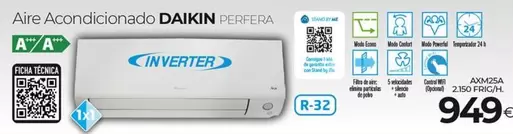 Oferta de Daikin - Aire Acondicionado Perfera por 949€ en Tien 21