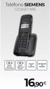 Oferta de Siemens - Telefono A116 por 16,9€ en Tien 21