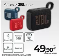 Oferta de JBL - Altavoz por 49,9€ en Tien 21