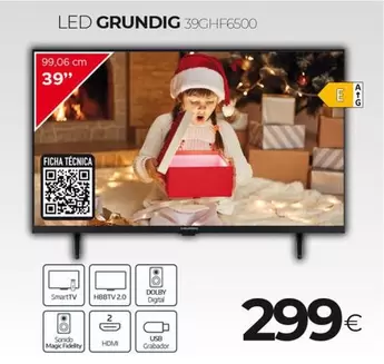 Oferta de Grundig - Led  por 299€ en Tien 21