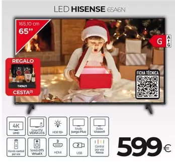 Oferta de Hisense - Led  por 599€ en Tien 21