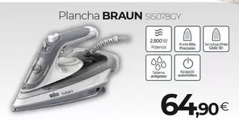 Oferta de Braun - Plancha  por 64,9€ en Tien 21