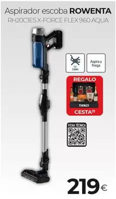 Oferta de Rowenta - Aspirador Escoba  por 219€ en Tien 21