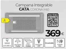 Oferta de Cata - Campana Integrable por 369€ en Tien 21