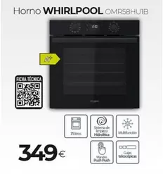 Oferta de Whirlpool - Horno  por 349€ en Tien 21