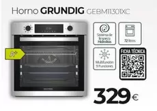 Oferta de Grundig - Horno  por 329€ en Tien 21