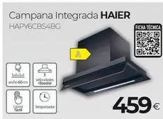 Oferta de Haier - Campana Integrada por 459€ en Tien 21