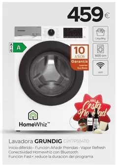 Oferta de Grundig - Lavadora  por 459€ en Tien 21