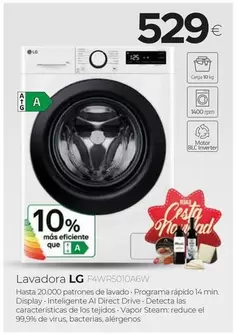 Oferta de LG - Lavadora  por 529€ en Tien 21