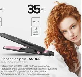 Oferta de Taurus - Plancha De Pelo por 35€ en Tien 21