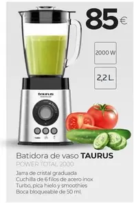 Oferta de Taurus - Batidora De Vaso por 85€ en Tien 21