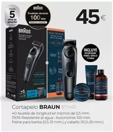 Oferta de Braun - Cortapelo por 45€ en Tien 21