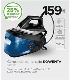 Oferta de Rowenta - Centro De Planchado por 159€ en Tien 21