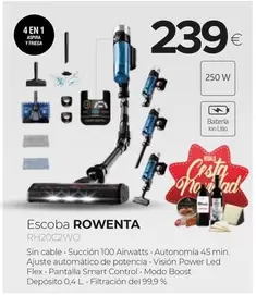 Oferta de Rowenta - Escoba por 239€ en Tien 21