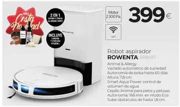 Oferta de Rowenta - Robot Aspirador por 399€ en Tien 21