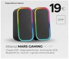 Oferta de Mars Gaming - Altavoz MS-OM por 19€ en Tien 21