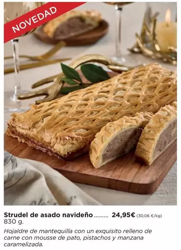 Oferta de Strudel De Asado Navideño por 24,95€ en Hipercor