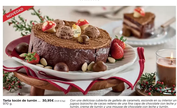 Oferta de Tarta Tocón De Turrón por 30,95€ en Hipercor