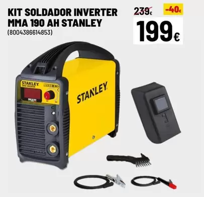 Oferta de Inverter - Kit Soldador  Mma 190 Ah por 199€ en Brico Depôt