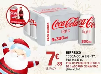 Oferta de Coca-Cola - Refresco Light por 7,83€ en E.Leclerc