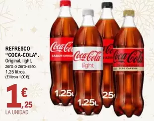 Oferta de Coca-Cola - Refresco por 1,25€ en E.Leclerc