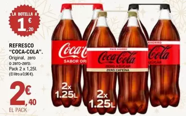 Oferta de Coca-Cola - Refresco por 2,4€ en E.Leclerc