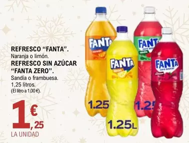 Oferta de Fanta - Refresco por 1,25€ en E.Leclerc