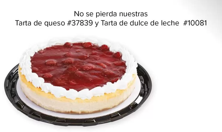 Oferta de Tarta De Queso Y Tarta De Dulce De Leche en Costco