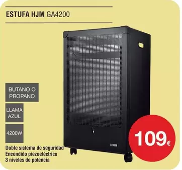 Oferta de Benavent - Estufa HJM GA4200 por 109€ en Milar