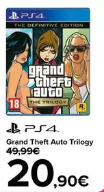 Oferta de Ps4 - Grand Theft Auto Trilogy por 20,9€ en Carrefour