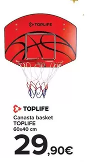 Oferta de Toplife - Canasta Basket   por 29,9€ en Carrefour