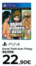 Oferta de Ps4 - Grand Theft Auto Trilogy por 22,9€ en Carrefour